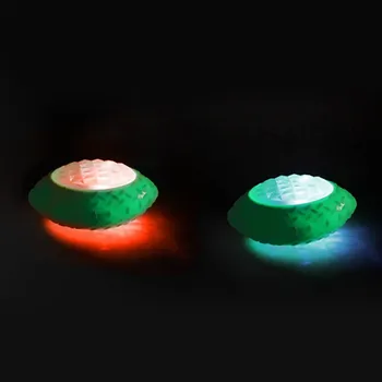 

1pc Interactive Training Rugby Dog Toy Glowing Balls Dog Cat Pet Squeaky Toys Funny Pet Dog Chew Toy