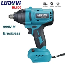 LUDYVI 21V 6000rpm Cordless Screwdriver Electric Drill Rechargeable Impact Wrench Lithium Battery DIY Household Power Tools