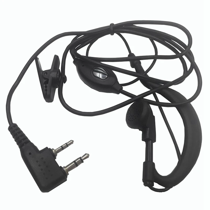 5Pcs Mic PTT Headphone Walkie Talkie Earpiece for Baofeng UV 5R UV 5RE UV 6R BF 888S Two Way Radio