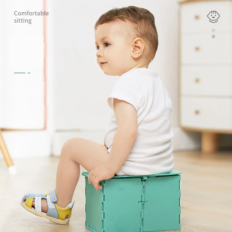 

New Design Portable Baby Potty Toilet Seat Car Travel Camping Kids Potty Training Seat Children's Folding Toilet