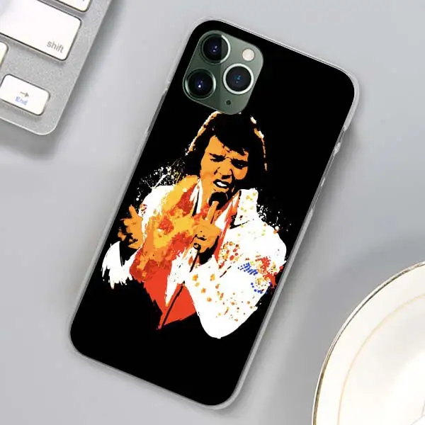 Чехлы для телефонов Elvis Presleys для Apple iPhone 11 Pro Max X XR XS MAX чехол для iPhone 6 6s 7 8 Plus 5 5S SE - Цвет: H11