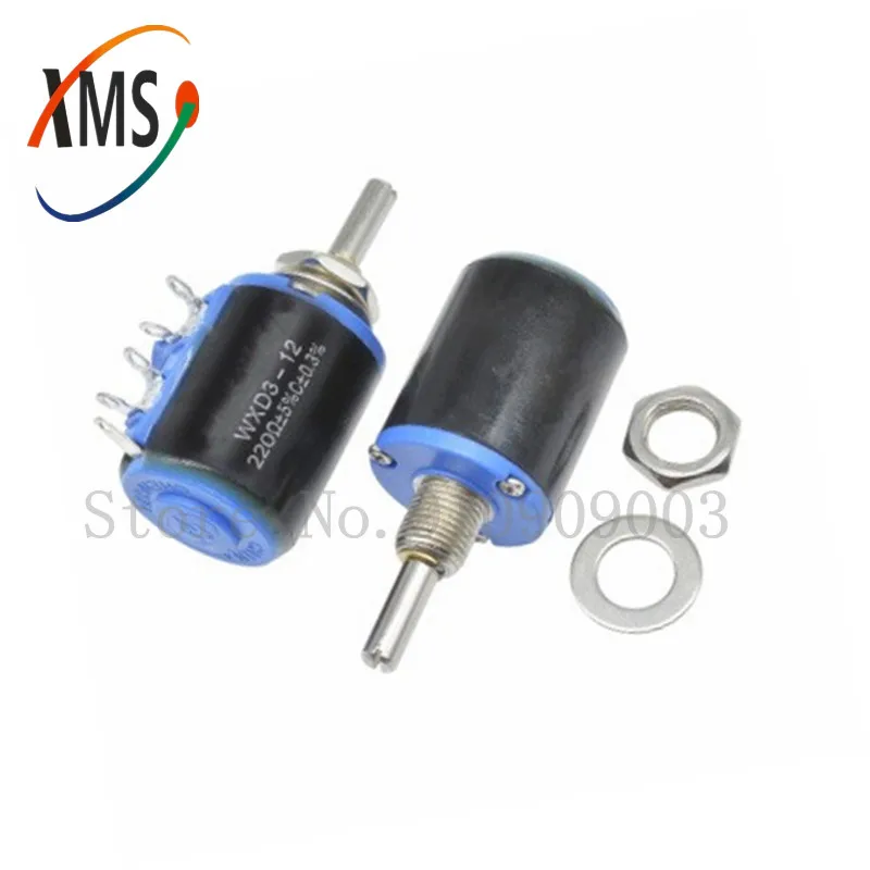 1 шт. WXD3-12-1W 100 220 470 K 2K2 3K3 4K7 10K 22K 33K 47K Ohm 100R 220R 470R 2 3 4 7 WXD3-12 Вт потенциометр + ручка |