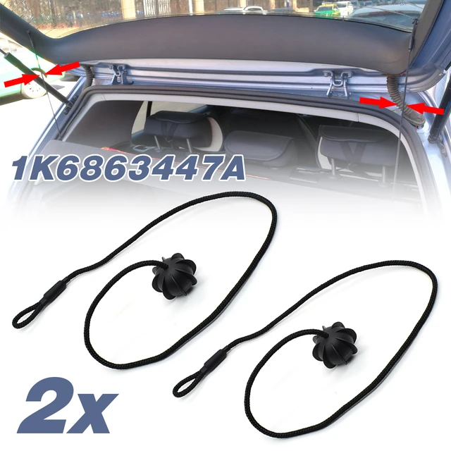 2pcs Voiture Arrière Colis Étagère Plateau Sangle Fixation String