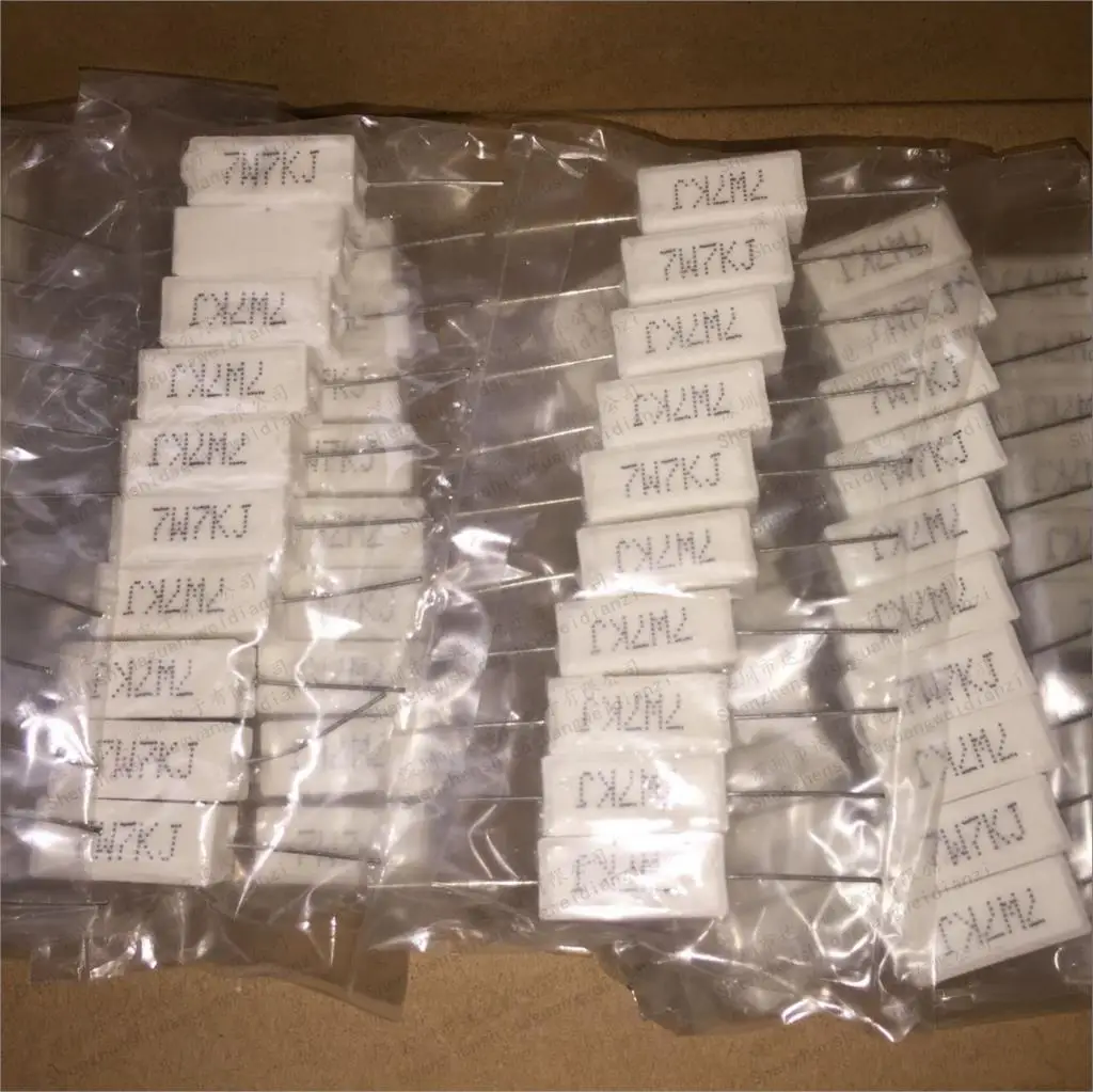 E-light LED advertising 7W7K resistance ceramic resistor cement 7W7KJ box lamp beads | Электроника