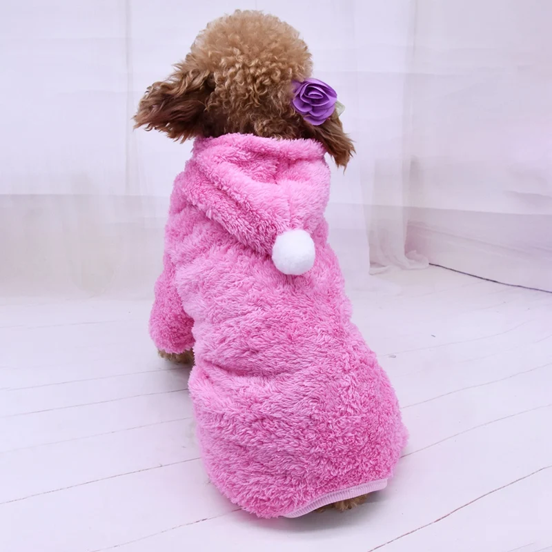 Зимняя флисовая одежда для собак Теплый костюм для домашних животных пальто для Одежда для маленьких собак Кофты для щенков комбинезон Чихуахуа Одежда