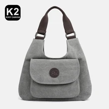 

KVKY Fashion Vintage Women Canvas Messenger Bag Cotton Canvas Crossbody Bag Women Shoulder Bag Travel Girl Casual Bags for Women
