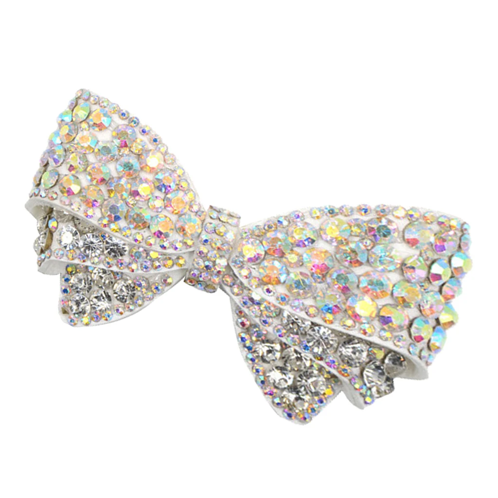 Detachable Bowknot Shoe Clip Decorative Crystal Shoe Charm Butterfly Buckle