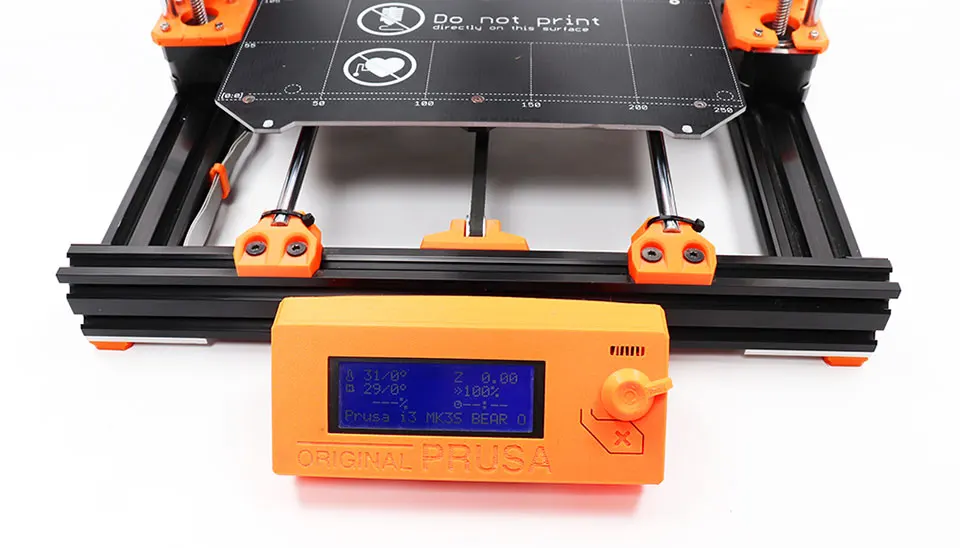 Клонированный Prusa i3 MK3S Медведь 3d принтер Полный комплект включая мульти красочные экструзии анодированный после резки магнит с подогревом кровать пей лист