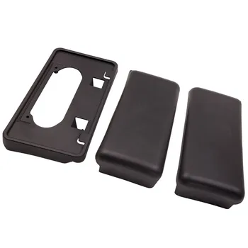 

Black Front Bumper Cover Pads & License Plate Holder for F-150 09-14 9L3Z17E810B