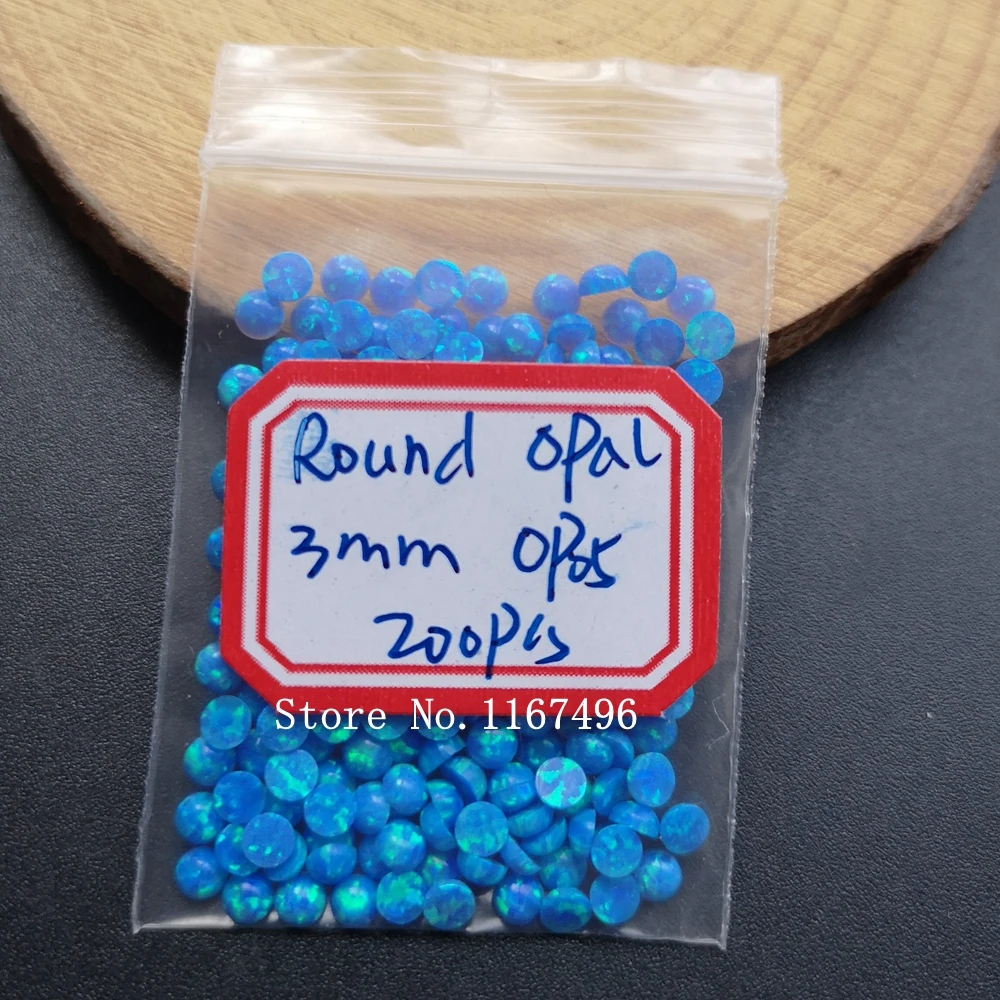 Pink White 4mm OPAL ROUND BEAD LOTS Light and Dark Blue Light and Dark Green