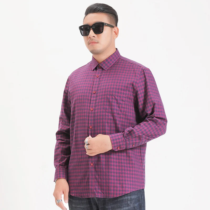 Мужские рубашки Slim Fit рубашки мужские модные деловые повседневные рубашки с длинными рукавами мужские рубашки для соцлиц Большие размеры 6XL 7XL 8XL