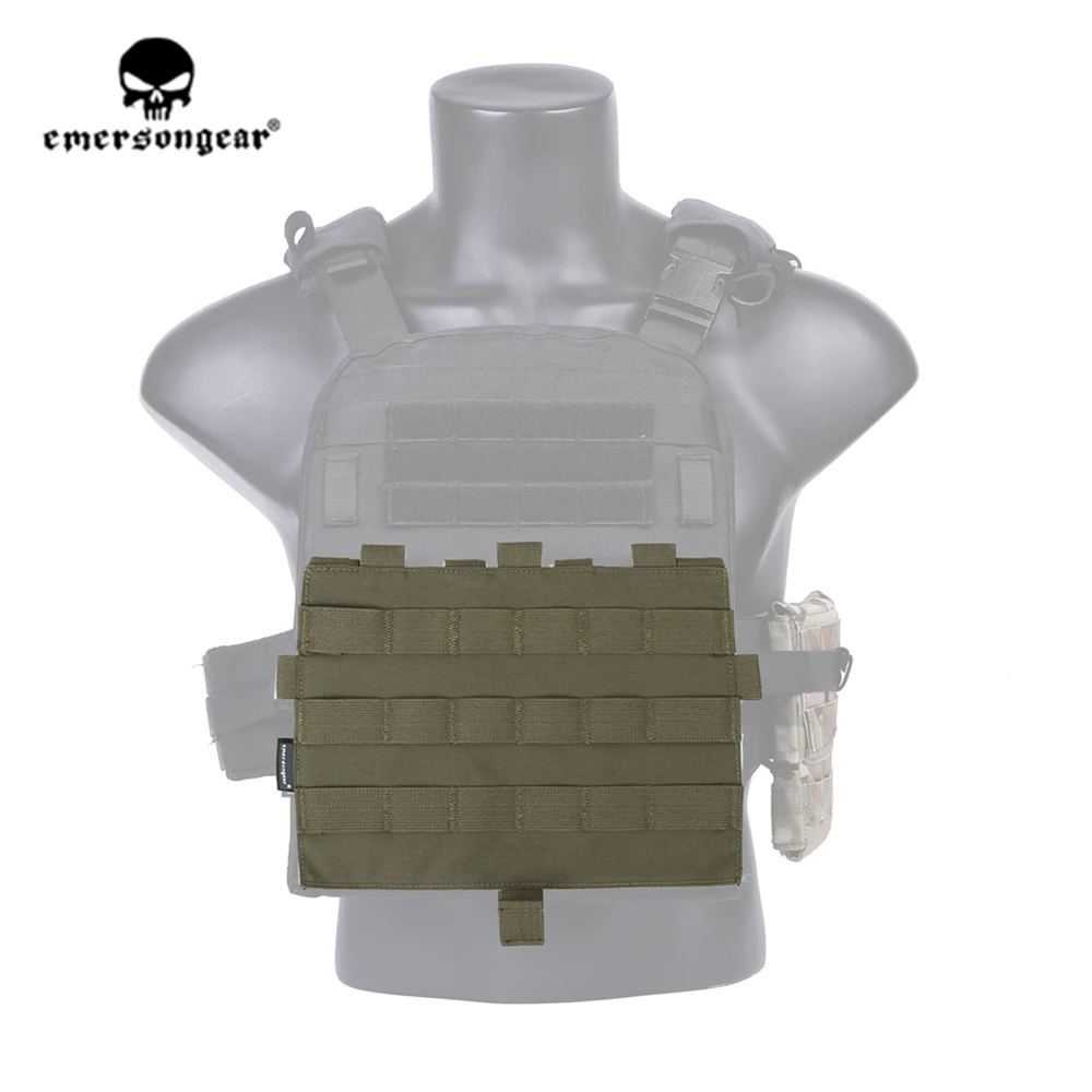 

emersongear Emerson CP Style Detachable Front MOLLE Panel Tactical MOLLE Modular Platebag for AVS & JPC2.0 Vest Ranger Green RG