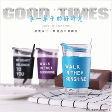 400 мл портативная стеклянная чашка для путешествий, уличная кофейная чашка, автомобильная водная чашка, изоляция, нескользящая деловая Подарочная стеклянная кружка