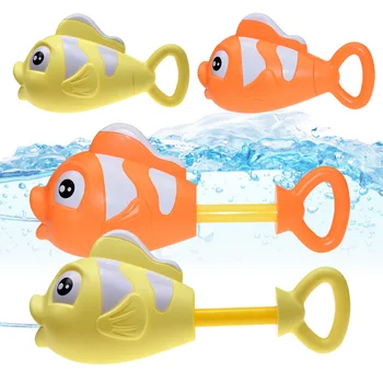 

Kids Summer Outdoor Toys Clown fish Spray Water Gun Game Toy Kid Pumping Lightweight Portable Water Spray Beach Swimming Toy