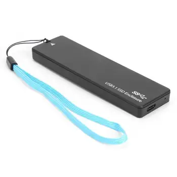 

Mini SSD Hard Drive Enclosure USB 3.1 to NGFF SATA M.2 External Hard Disk Case Excellent Craftsmanship Well Durability