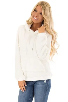 

Sweater Women 2020 Autumn Winter Casual Solid Color V-Neck Long Sleeve Coat Crochet Black