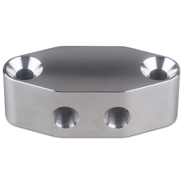 for LS Oil Pressure Sensor Relocation Adapter with Dual 1/8 inch Npt