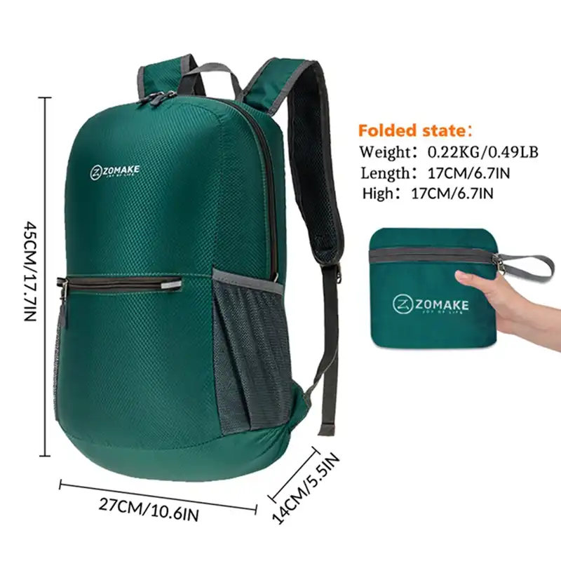 zomake ultra lightweight packable backpack