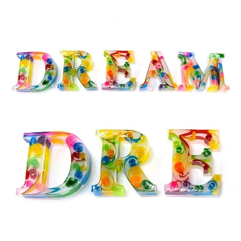 

27x Heart Letter Silicone Mould Epoxy Resin Ashtray Jewelry Making Soap Mold