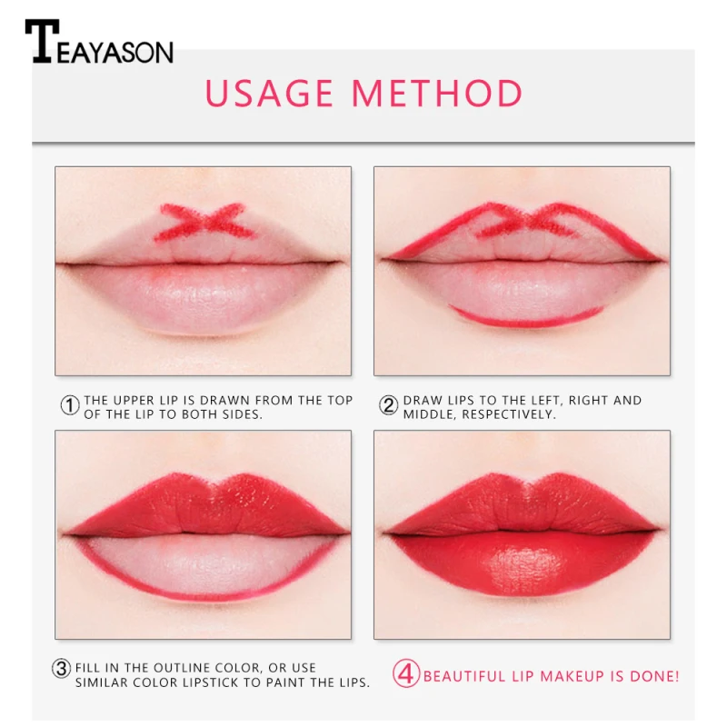 Губная помада с двойной головкой водостойкая антипригарная чашка матовый блеск