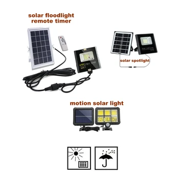 

Wireless Solar light Solar Power PIR Motion Sensor Outdoor Waterproof for Street Garden Security Wall Lamp With 4 Modes 54 LED s