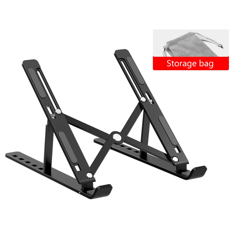 Portable Laptop Stand Adjustable Notebook Stand Holder For Macbook Pro 11 12 13 15 Non-slip Foldabl
