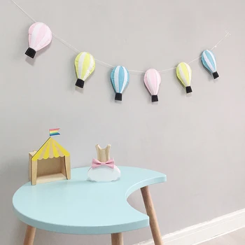 

High Quality Hot Air Balloon String Wall Hangings Small Pendants Children's Room Crib Tent Bed Matching Home Decor