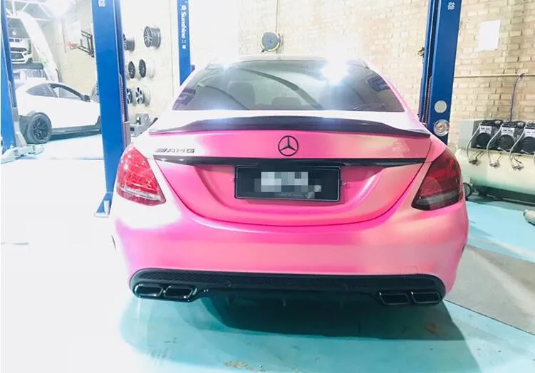 Высокое качество углеродного волокна заднее крыло багажника спойлер для Mercedes Benz W205 C43 C63- 2 двери купе/4 двери дизайн PSM