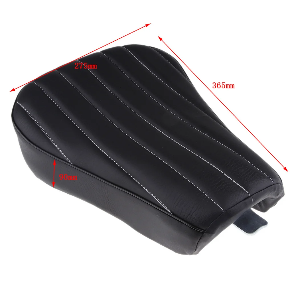 Black Motorcycle Front Driver Seat Pad Fit For  XL1200 883 Waterproof