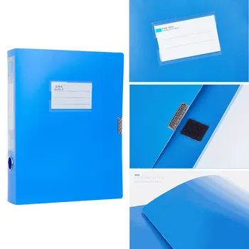 

5pcs Portable Document Portfolio Box File Stationery Storage Organizer A4 Foolscap Paper School Office Certificates Folding