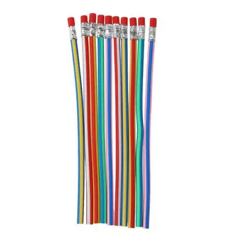 

10 pcs ic Freely Bendy Pencil(Multicolor)