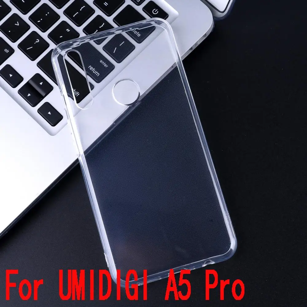 Для UMIDIGI A5 Pro Чехол прозрачный подходит корпус ТПУ силиконовый мягкий Простой Противоударный Для UMI A5 Pro Чехол на заднюю панель телефона