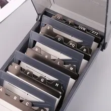 4 плата делителя визитная карточка индекс держатель коробка для хранения Органайзер Горячая Большая емкость