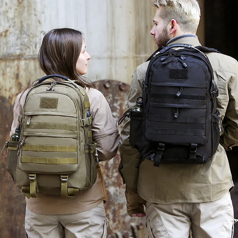 40L USB Molle Bags Camping Backpack Travel Bag Sports Backpacks