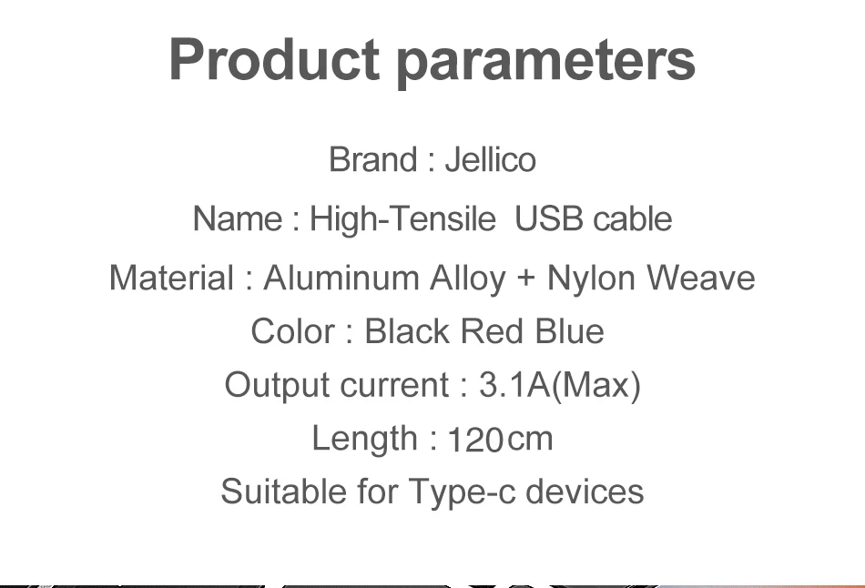 Jellico usb type-C кабель для huawei P30 Pro Honor 10 9 Pro 3,0 Шнур для быстрой зарядки и передачи данных зарядное устройство для телефона USB-C зарядное устройство