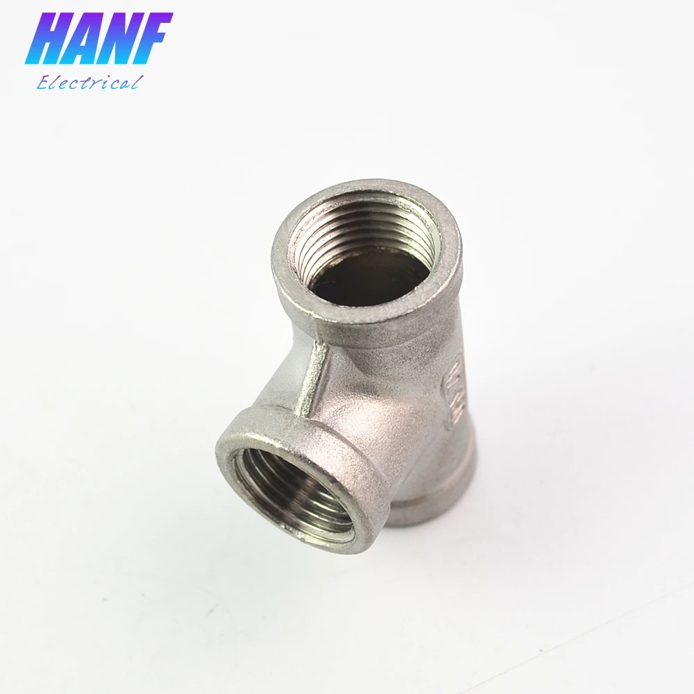 1 шт. SS304 адаптер из нержавеющей стали 1/2 &quotЖенский тройник с резьбой 3 Way T фитинг