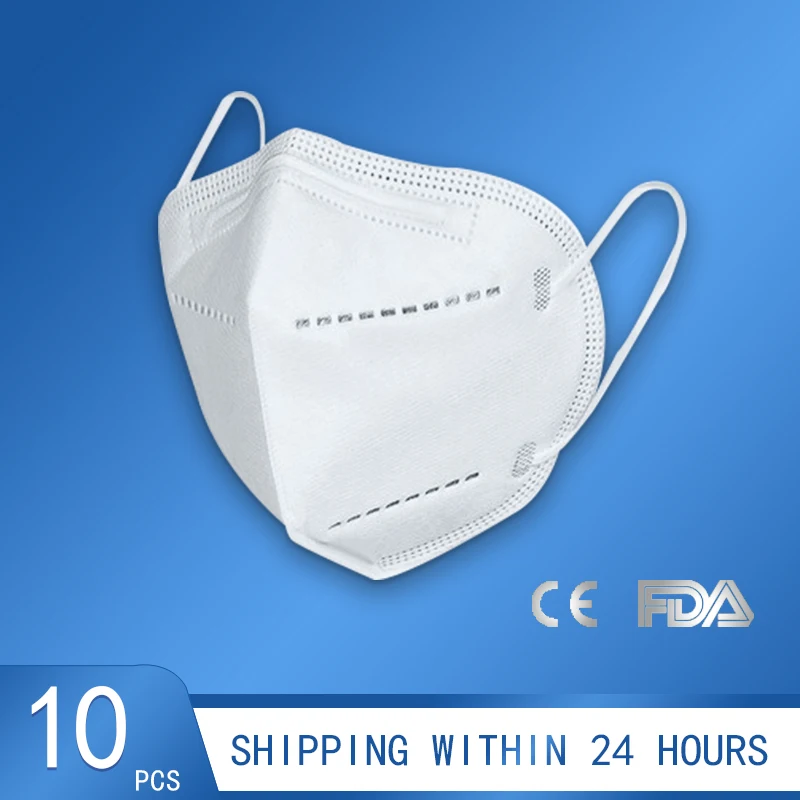 

10pcs N95 Mask CE Certification FDA Certification Mouth Face Mask Dust Anti Infection KN95 Masks Reusable