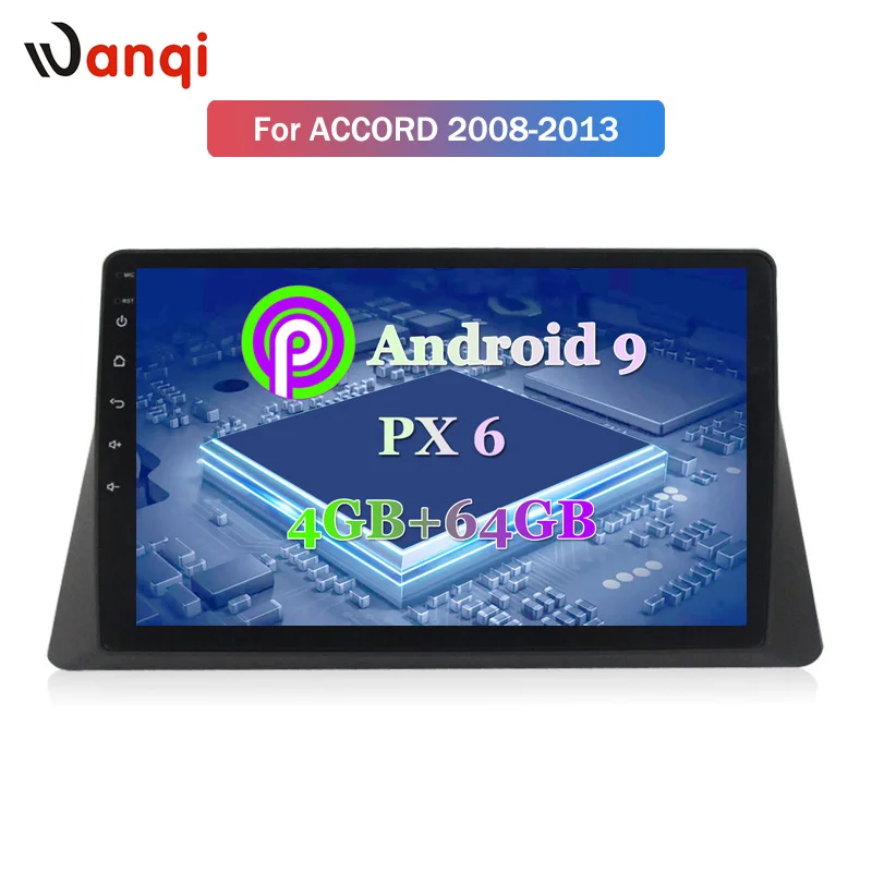 10 1 дюймов Android 9 0 автомобильный gps-навигатор для Honda accord 2008-2013 поддержка стерео