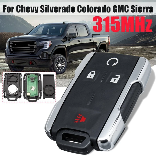 Key Fob Cover Case With Keychain For 2014-2018 Sierra 2015-2018