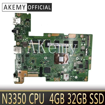 

C423NA Laptop Motherboard 32GB SSD for ASUS Chromebook C423NA C423N C423 C223NA N3350 CPU 4GB RAM original mianboard test ok
