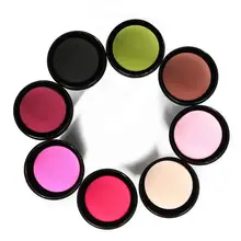 8 цветов Грибная головка BB крем порошок Гладкая основа Губка косметическая губка инструменты для смешивания красоты слоеные с коробкой