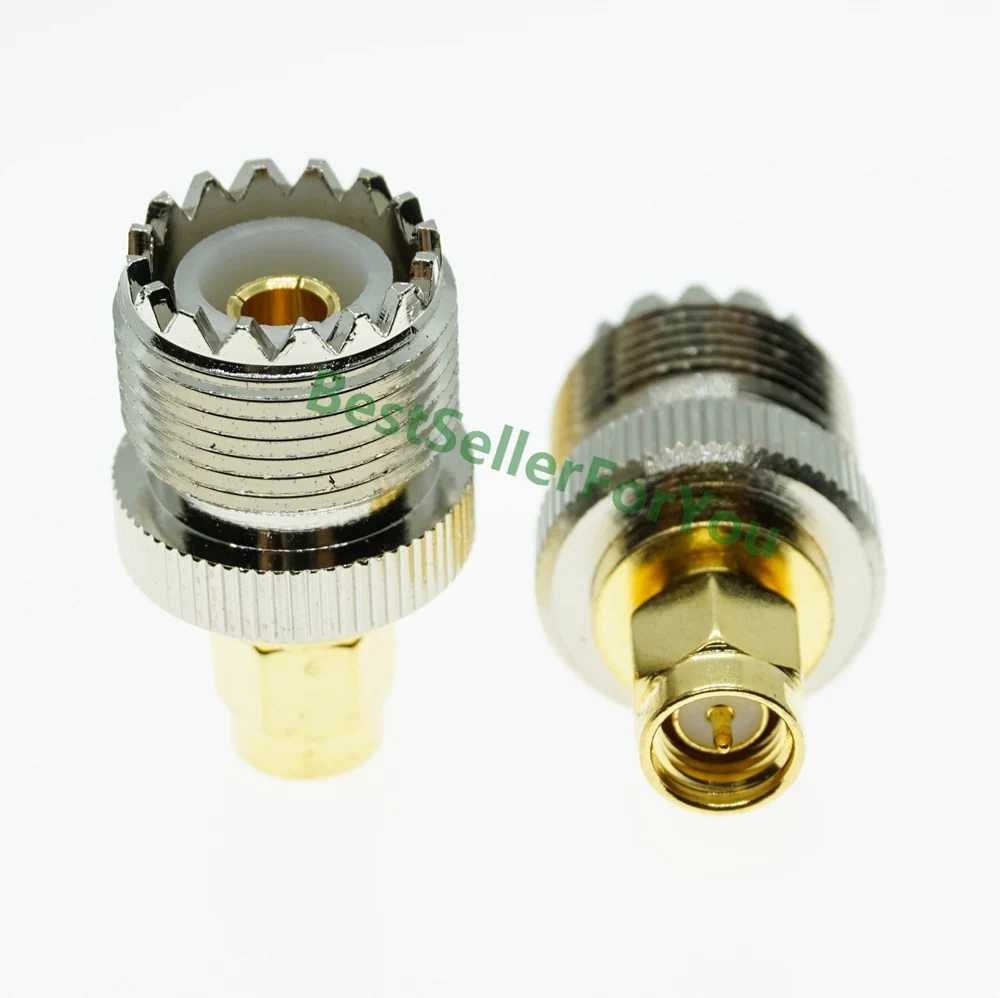 UHF SO 239 SO239 гнездо к SMA разъем коаксиальный РЧ адаптер|Соединители| |