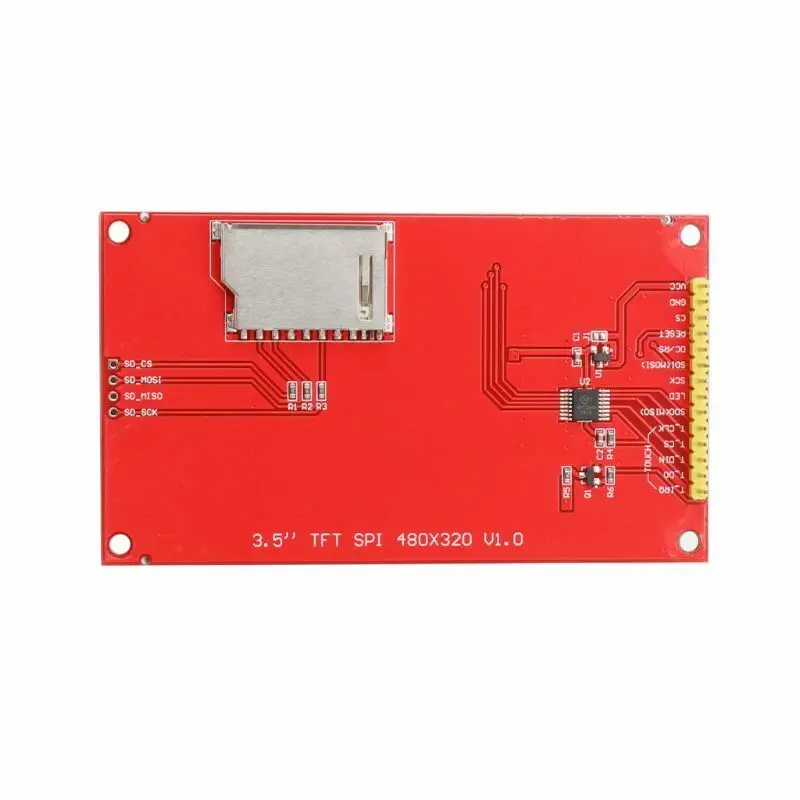 Модуль дисплеев с сенсорными панелями драйвер 3,5 дюймов SPI TFT lcd серийный