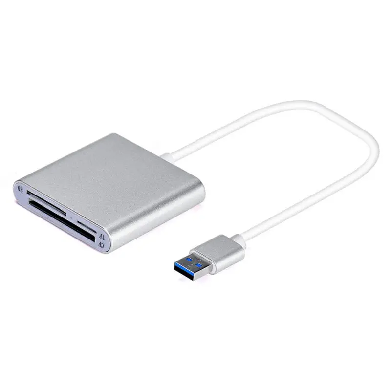 USB кард ридер 3 в 1 маленький компактный быстрый скорость передачи данных 0 TF/SDHC/CF