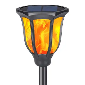 

Solar Torch Light Outdoor Waterproof Flickering Flame Wall Light 96 LED Solar Powered Path Light Dusk to Dawn Auto On/OFF