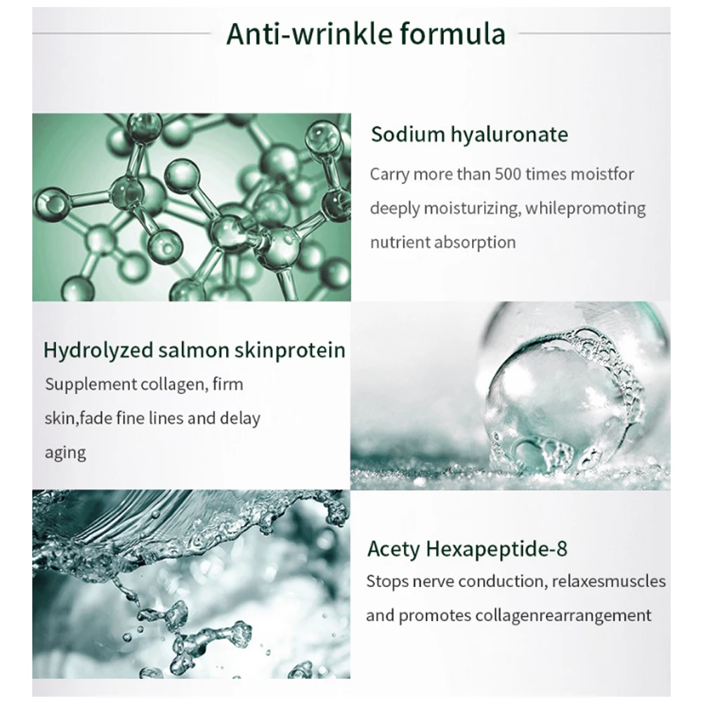 EFERO 20g Wrinkle Removal Eye Cream Eye Care Anti-Puffiness Dark Circles Removal Anti-Aging Moisturizing Eye Cream Eye Care Tool