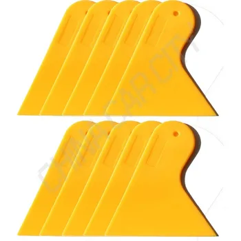 

10pcs Car Styling Retail Squeegee Decal Vinyl Plastic Wrap Applicator Snow/Frost Multifunction Scraper Car Sticker Tool 10A04