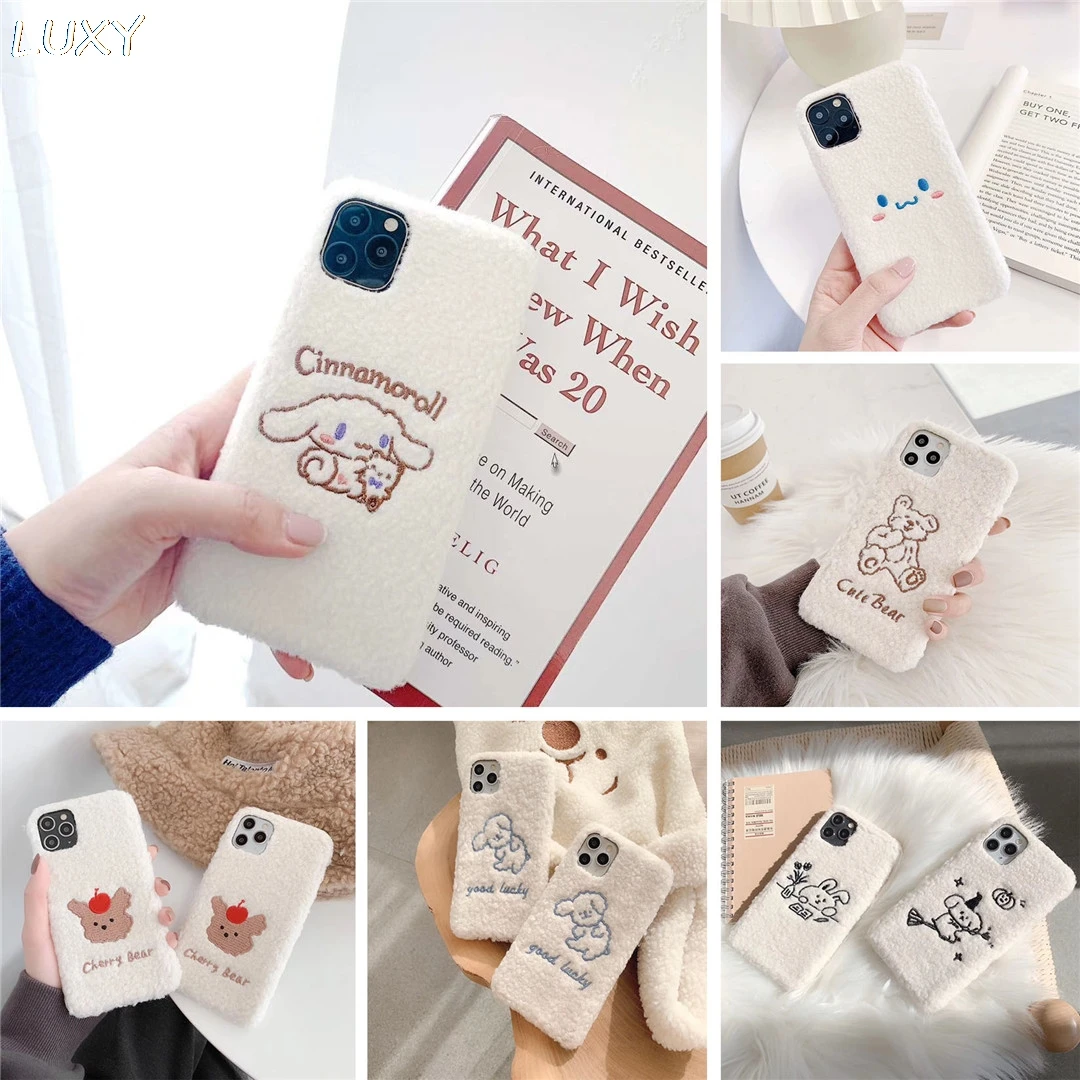 Прозрачный чехол с милым рисунком Pom Purin Cinnamoroll для iPhone 7 8 Plus 11 Pro X XS Max XR мягкий