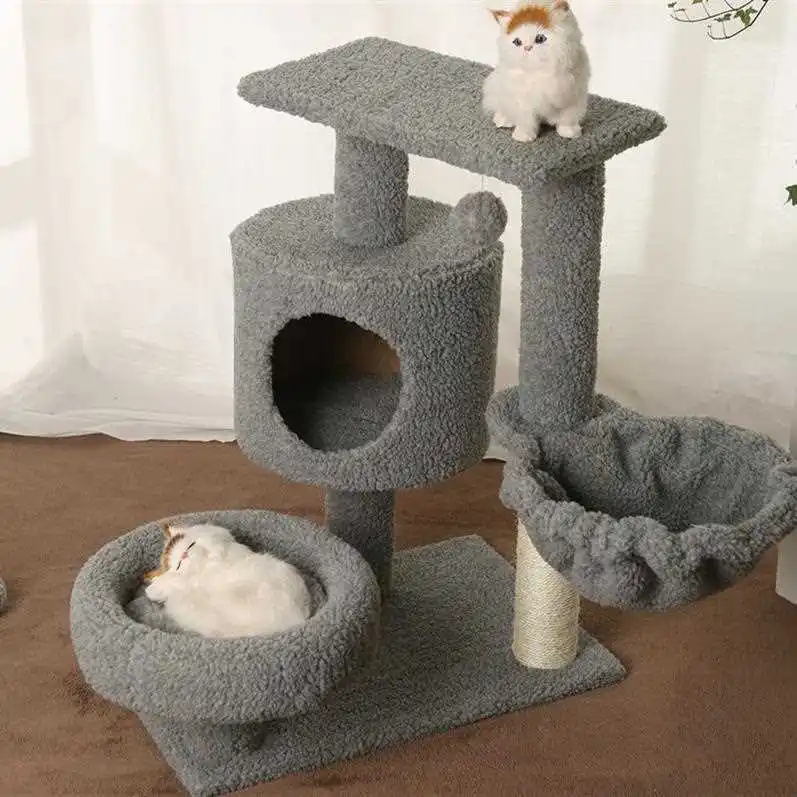 

Cat Nest Simple mao jia zi Pet Toy Multi-functional Large Size Cat Toy Property Type Large Cat Climbing Frame Double Layer BeBEA