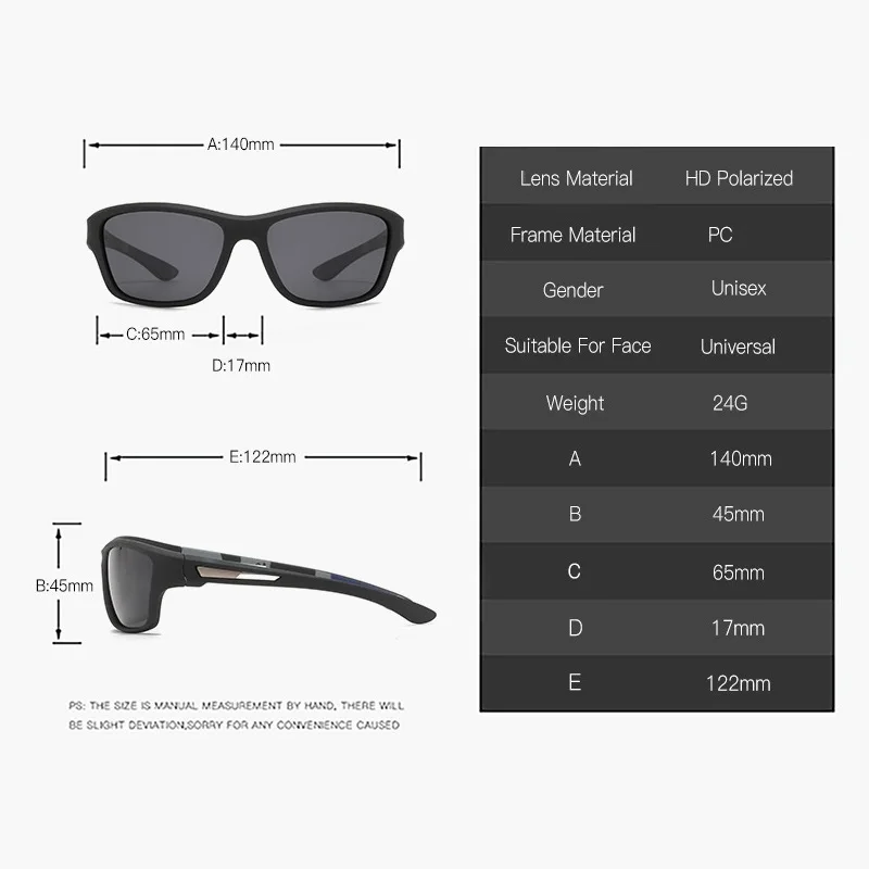 Polarized sunglasses Men Women Driving Sport Vintage Fishing Hiking Designer Sun Glasses Shades Eyewear